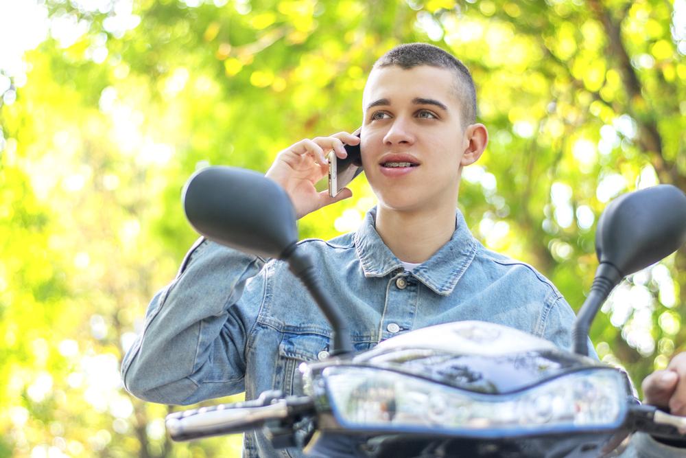 Teen Causes a Motorcycle Accident